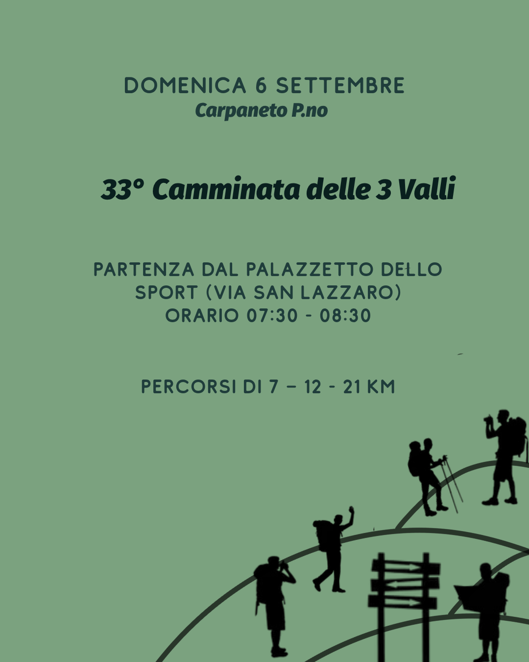 33° CAMMINATA DELLE TRE VALLI