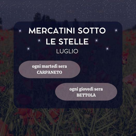 Mercatini sotto le stelle 