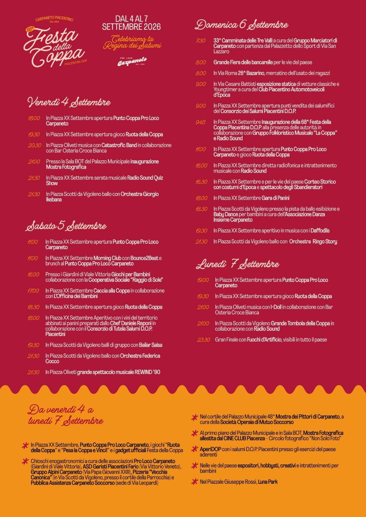 FESTA DELLA COPPA