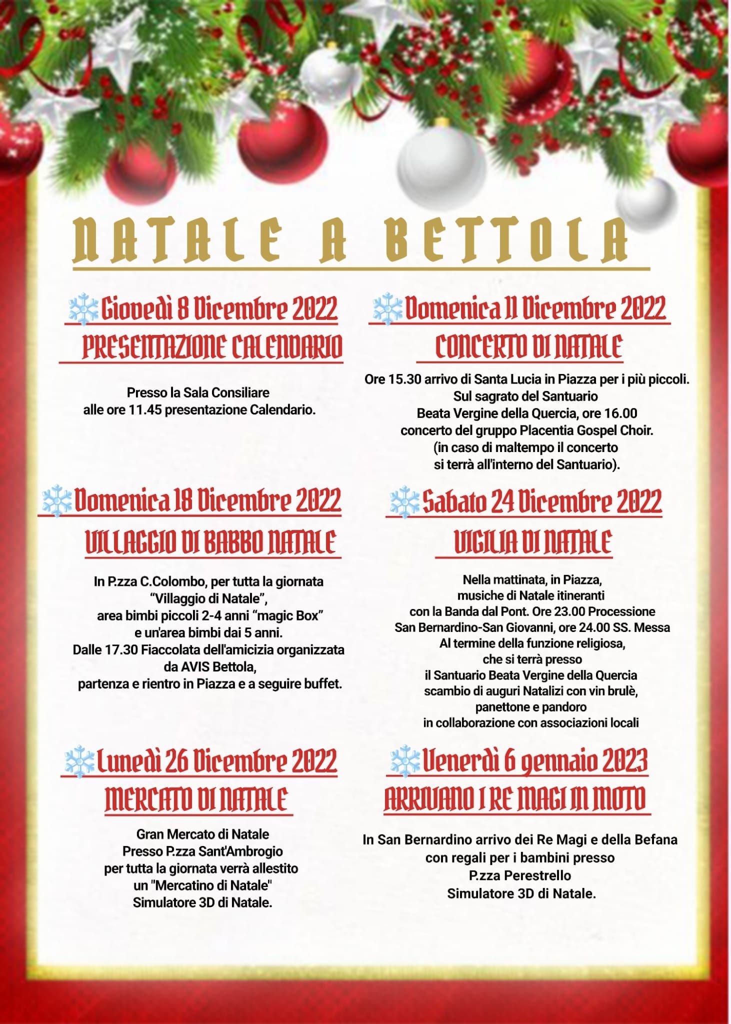 Natale a Bettola