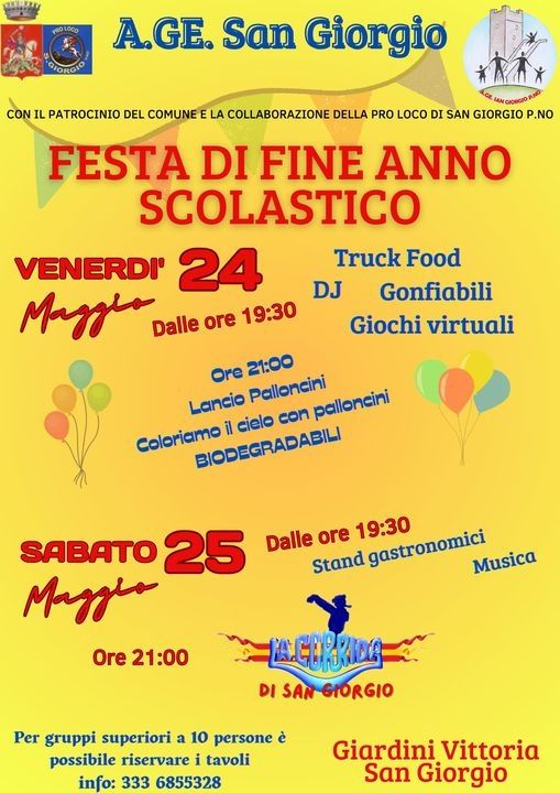 Festa di fine anno scolastico
