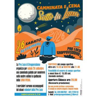 Camminata sotto la Luna