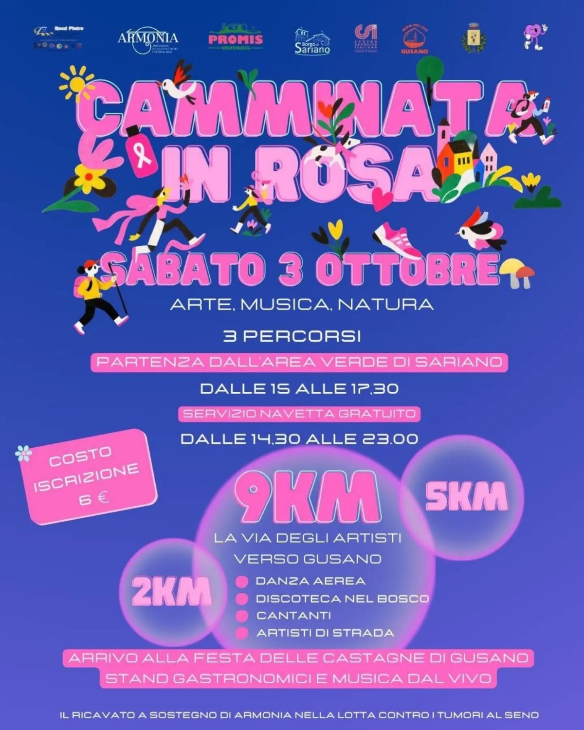 Camminata in Rosa