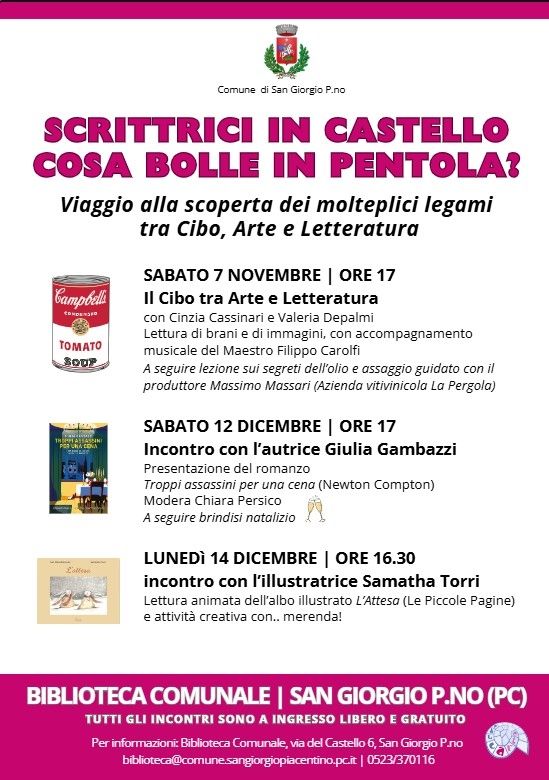Scrittrici in Castello - Cosa bolle in pentola?