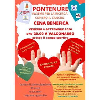 Cena benefica A.M.O.P