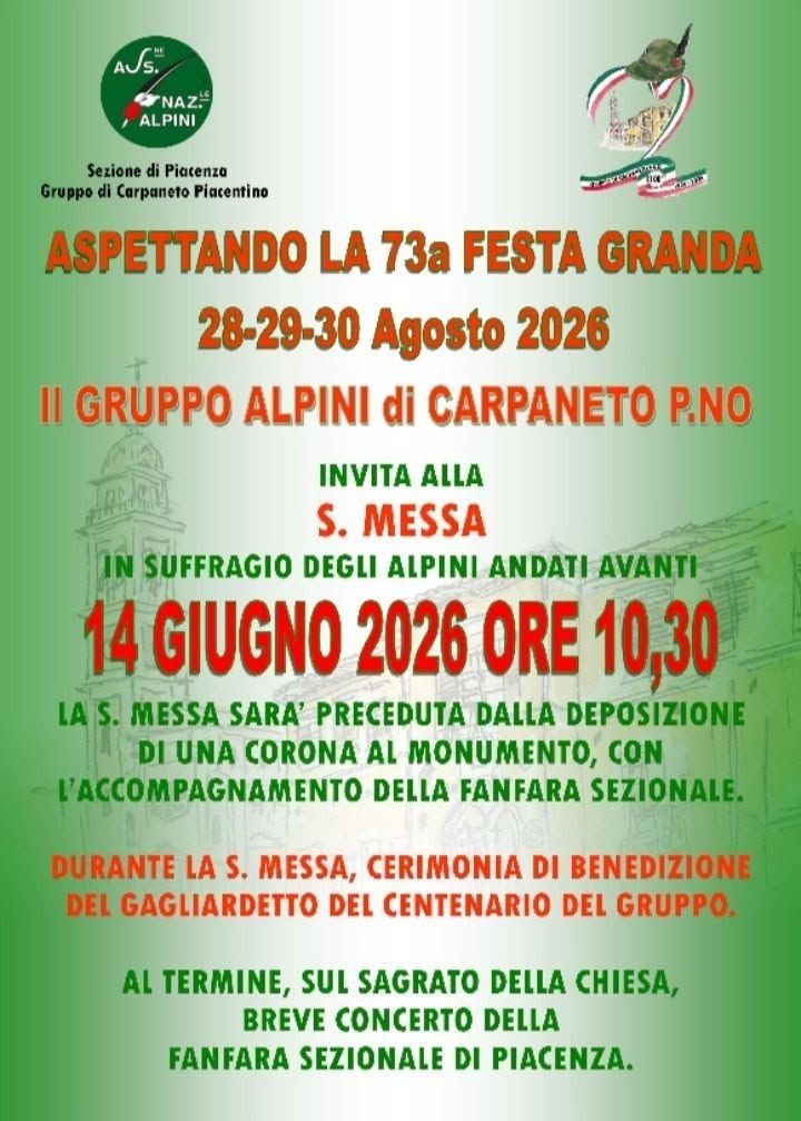 Messa in memoria degli alpini caduti