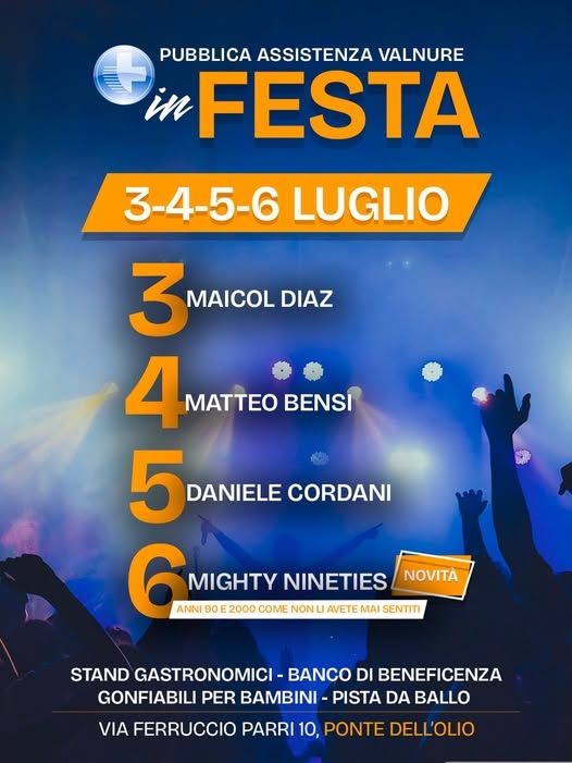festa della Pubblica Assistenza Valnure