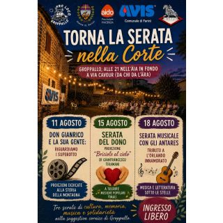 Serata nella corte