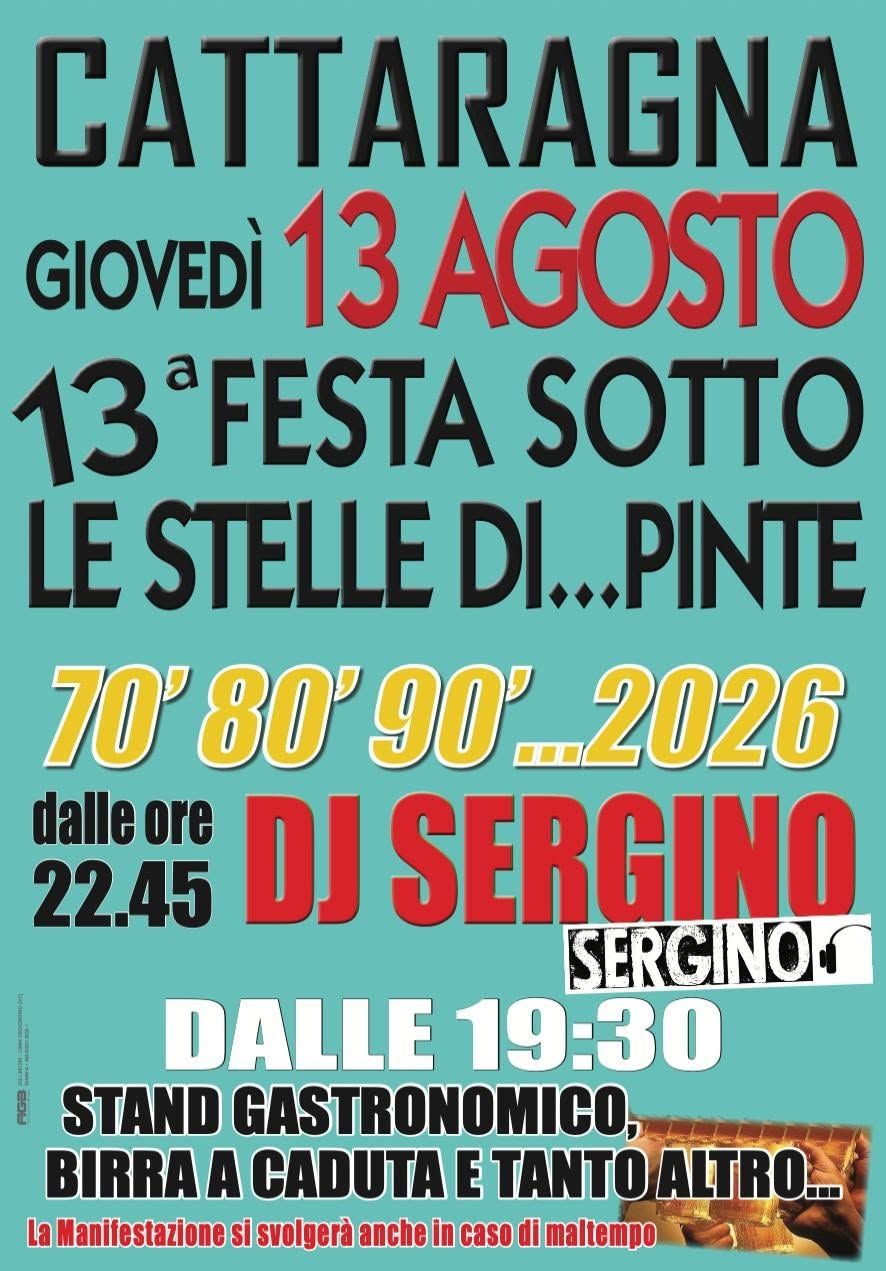 13° Festa sotto le stelle di...pinte