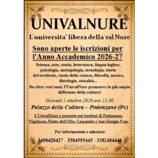 INAUGURAZIONE UNIVALNURE